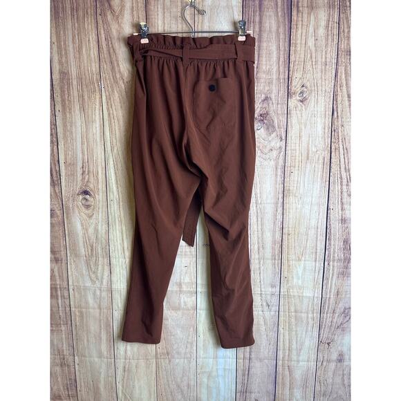 Athleta Paperbag Waist Pants Lightweight, Stretchy with Pockets Women's Size 2 - Picture 6 of 9